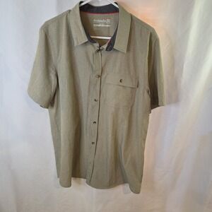 Avalanche Men's Button-Down Short Sleeve‎ Shirt Size Large - NWT